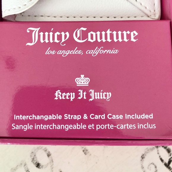 Juicy Couture, Slim Camera Bag/Handbag, Purse, Crossbody Bag, Box Set, New - Picture 10 of 14